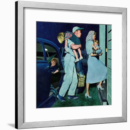 "Home at Last", September 1, 1951-George Hughes-Framed Giclee Print