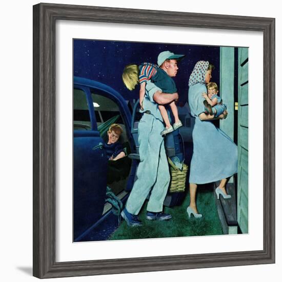 "Home at Last", September 1, 1951-George Hughes-Framed Giclee Print