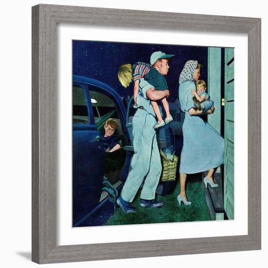 "Home at Last", September 1, 1951-George Hughes-Framed Giclee Print