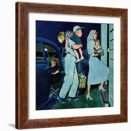 "Home at Last", September 1, 1951-George Hughes-Framed Giclee Print