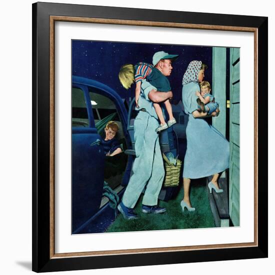 "Home at Last", September 1, 1951-George Hughes-Framed Giclee Print