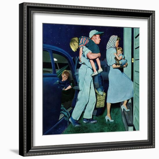 "Home at Last", September 1, 1951-George Hughes-Framed Giclee Print