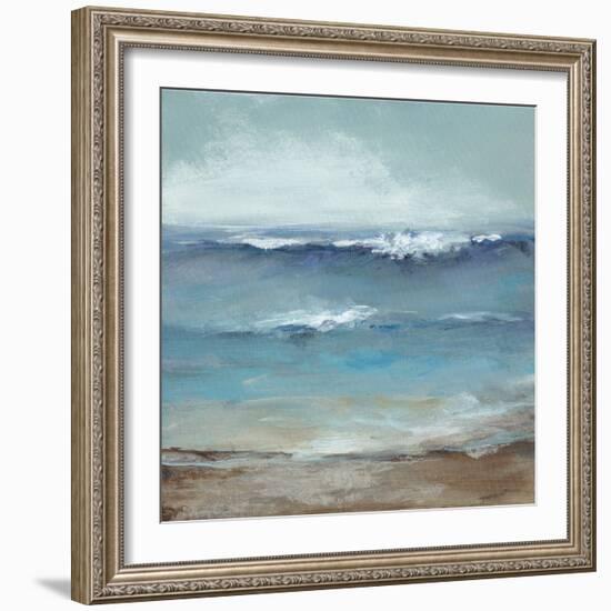 Home by the Sea-Christina Long-Framed Art Print