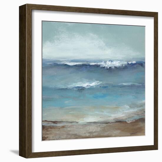 Home by the Sea-Christina Long-Framed Art Print