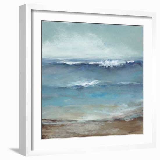 Home by the Sea-Christina Long-Framed Art Print