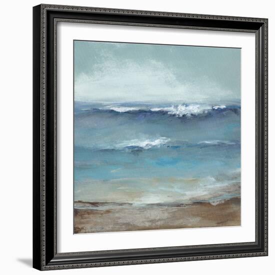 Home by the Sea-Christina Long-Framed Art Print