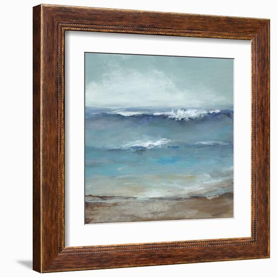 Home by the Sea-Christina Long-Framed Art Print