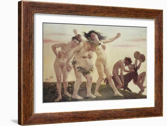 Home-Coming Bacchants, 1898-Lovis Corinth-Framed Giclee Print