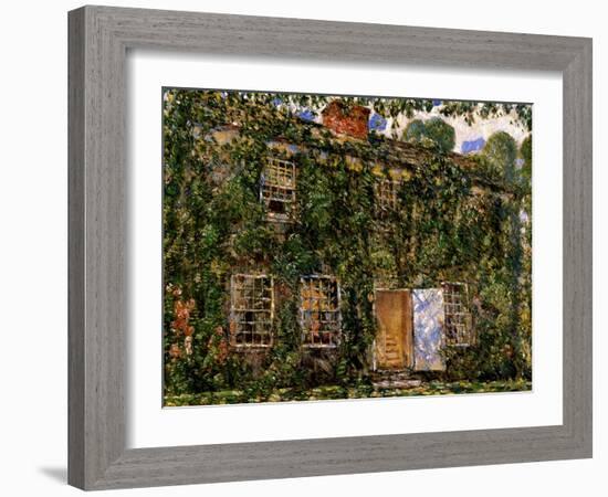 Home Cottage, East Hampton, C.1916-Childe Hassam-Framed Giclee Print