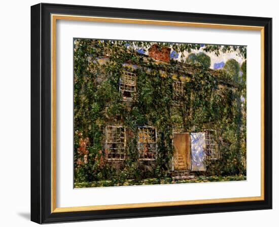 Home Cottage, East Hampton, C.1916-Childe Hassam-Framed Giclee Print