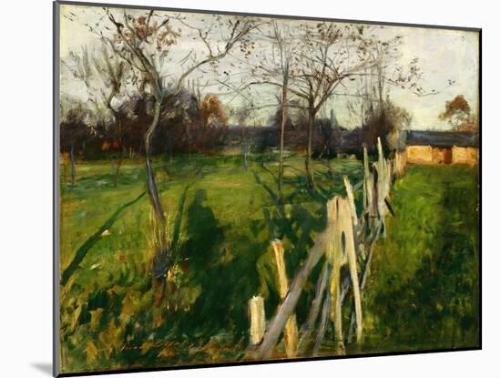 Home Fields, C.1885 (Oil on Canvas)-John Singer Sargent-Mounted Giclee Print