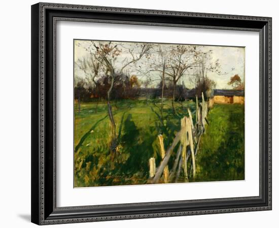 Home Fields, C.1885 (Oil on Canvas)-John Singer Sargent-Framed Giclee Print