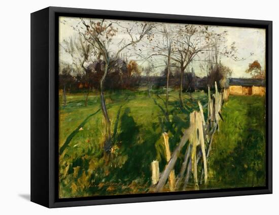 Home Fields, C.1885 (Oil on Canvas)-John Singer Sargent-Framed Premier Image Canvas