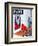 "Home Football" Saturday Evening Post Cover, November 17, 1951-George Hughes-Framed Giclee Print