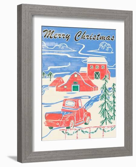 Home for Christmas IV-Melissa Wang-Framed Art Print