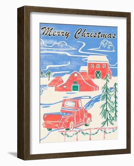 Home for Christmas IV-Melissa Wang-Framed Art Print