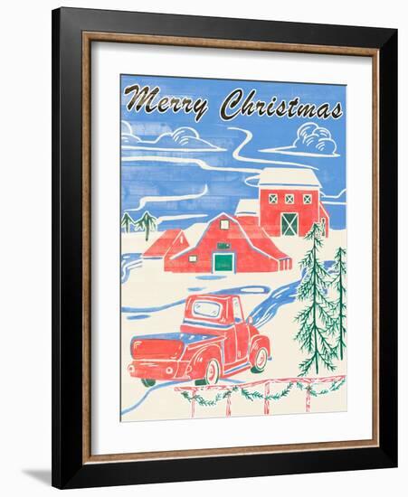 Home for Christmas IV-Melissa Wang-Framed Art Print