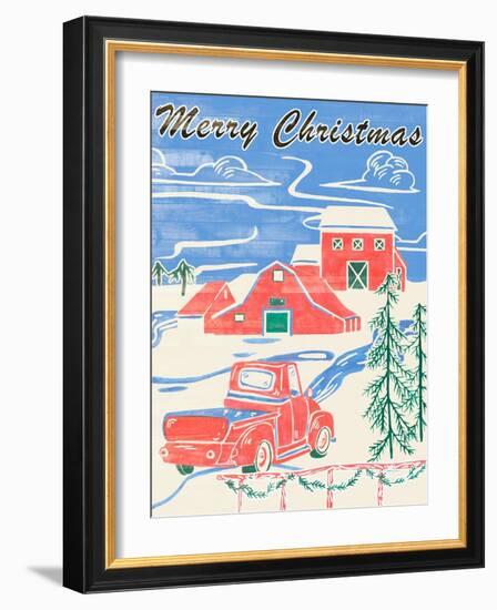 Home for Christmas IV-Melissa Wang-Framed Art Print