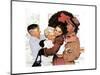 Home for Christmas-Norman Rockwell-Mounted Giclee Print