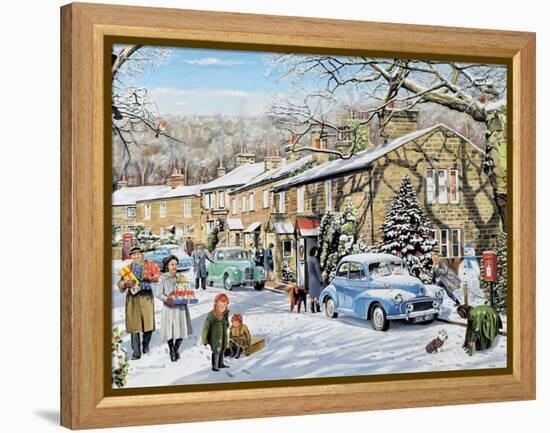 Home for Christmas-Trevor Mitchell-Framed Premier Image Canvas