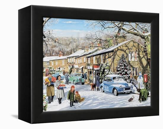 Home for Christmas-Trevor Mitchell-Framed Premier Image Canvas