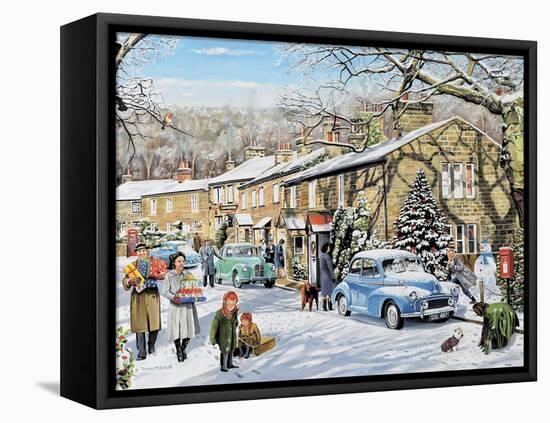 Home for Christmas-Trevor Mitchell-Framed Premier Image Canvas