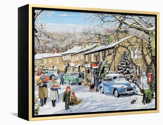 Home for Christmas-Trevor Mitchell-Framed Premier Image Canvas