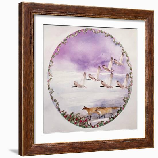 Home for Christmas-Suzi Kennett-Framed Giclee Print