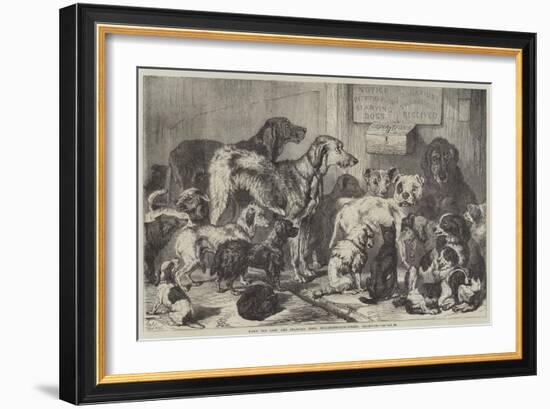 Home for Lost and Starving Dogs, Hollingsworth-Street, Islington-Samuel John Carter-Framed Giclee Print