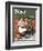 "Home for Thanksgiving" Saturday Evening Post Cover, November 24,1945-Norman Rockwell-Framed Giclee Print