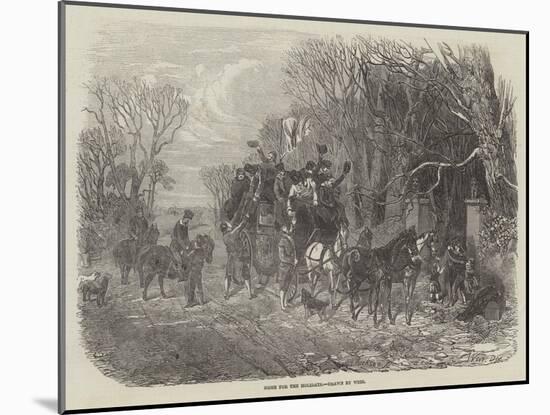 Home for the Holidays-Harrison William Weir-Mounted Giclee Print