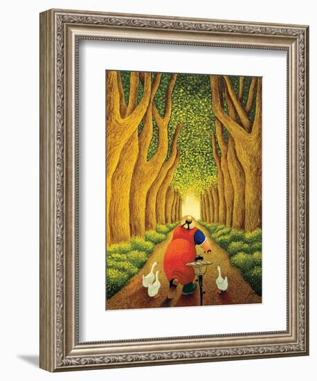 Home from the Market-Lowell Herrero-Framed Art Print