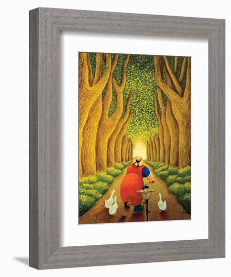 Home from the Market-Lowell Herrero-Framed Art Print