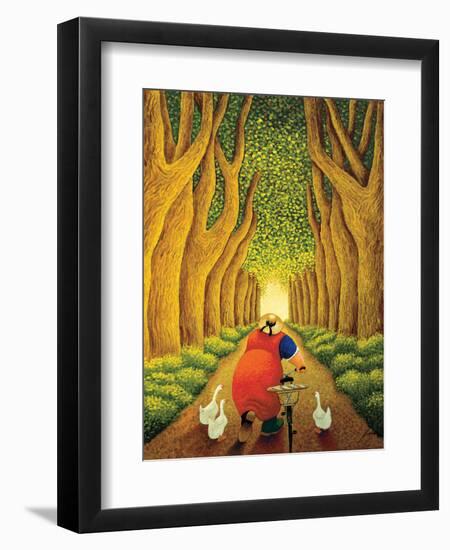 Home from the Market-Lowell Herrero-Framed Art Print