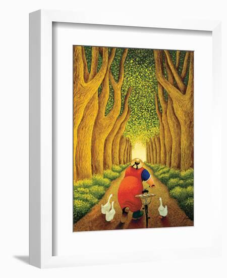 Home from the Market-Lowell Herrero-Framed Art Print