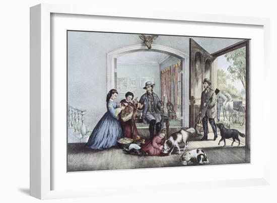 Home from the Woods-Currier & Ives-Framed Giclee Print