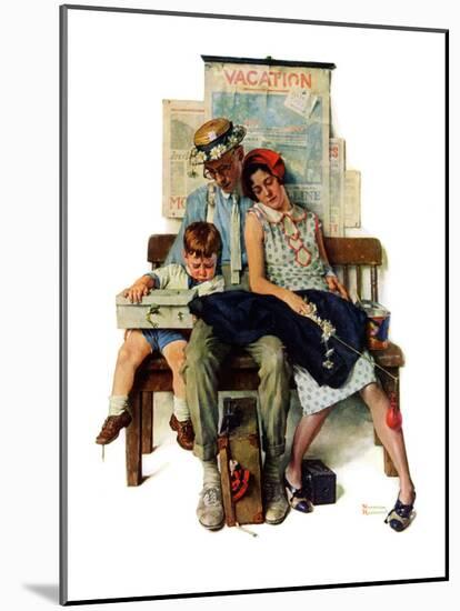 "Home from Vacation", September 13,1930-Norman Rockwell-Mounted Giclee Print