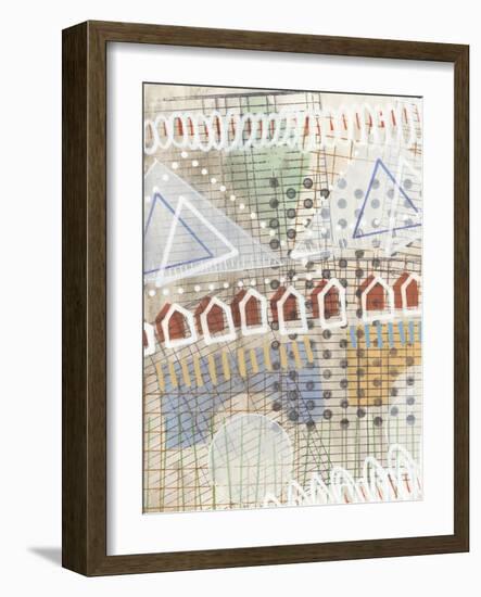 Home Grid II-Nikki Galapon-Framed Art Print