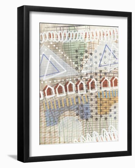 Home Grid II-Nikki Galapon-Framed Art Print