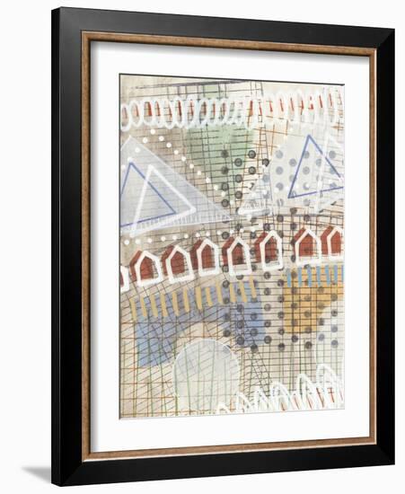 Home Grid II-Nikki Galapon-Framed Art Print