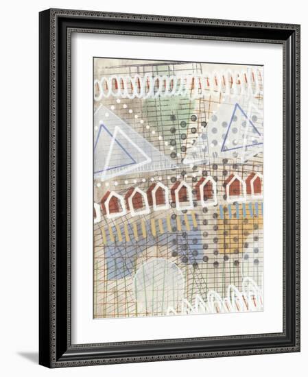 Home Grid II-Nikki Galapon-Framed Art Print