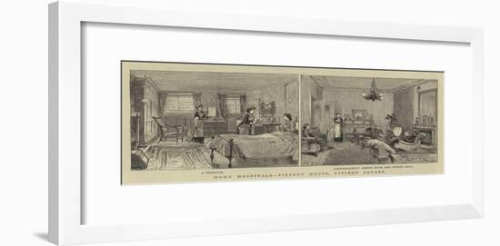 Home Hospitals, Fitzroy House, Fitzroy Square-null-Framed Giclee Print