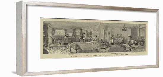 Home Hospitals, Fitzroy House, Fitzroy Square-null-Framed Giclee Print