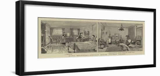 Home Hospitals, Fitzroy House, Fitzroy Square-null-Framed Giclee Print