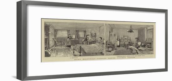 Home Hospitals, Fitzroy House, Fitzroy Square-null-Framed Giclee Print