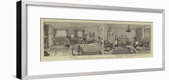 Home Hospitals, Fitzroy House, Fitzroy Square-null-Framed Giclee Print