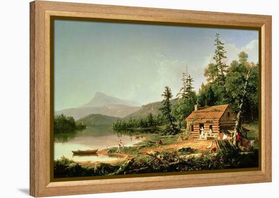 Home in the Woods, 1847-Thomas Cole-Framed Premier Image Canvas