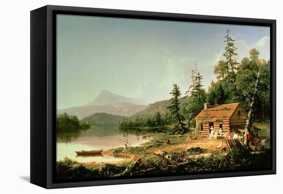 Home in the Woods, 1847-Thomas Cole-Framed Premier Image Canvas