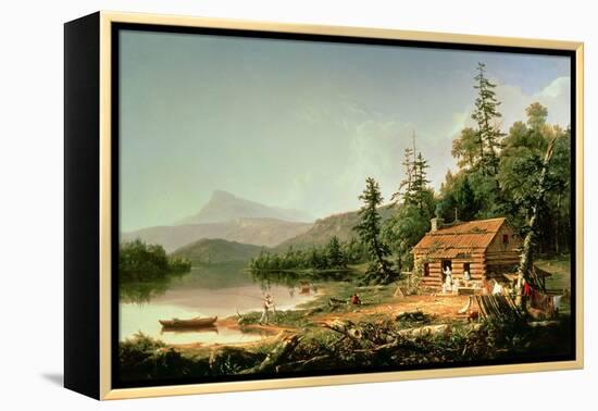 Home in the Woods, 1847-Thomas Cole-Framed Premier Image Canvas