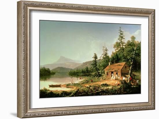 Home in the Woods, 1847-Thomas Cole-Framed Giclee Print